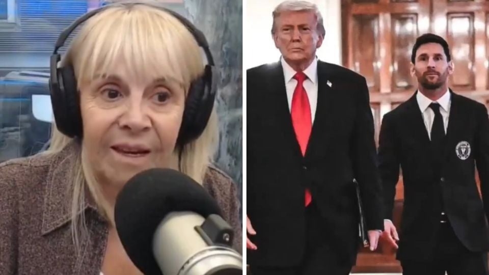 Claudia Villafañe atacó a Messi tras su encuentro con Trump y lo comparó con Maradona