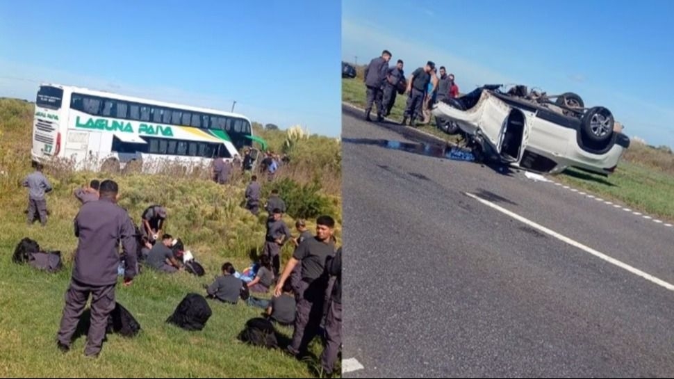 Rosario: murieron dos personas tras choque entre un colectivo y una camioneta