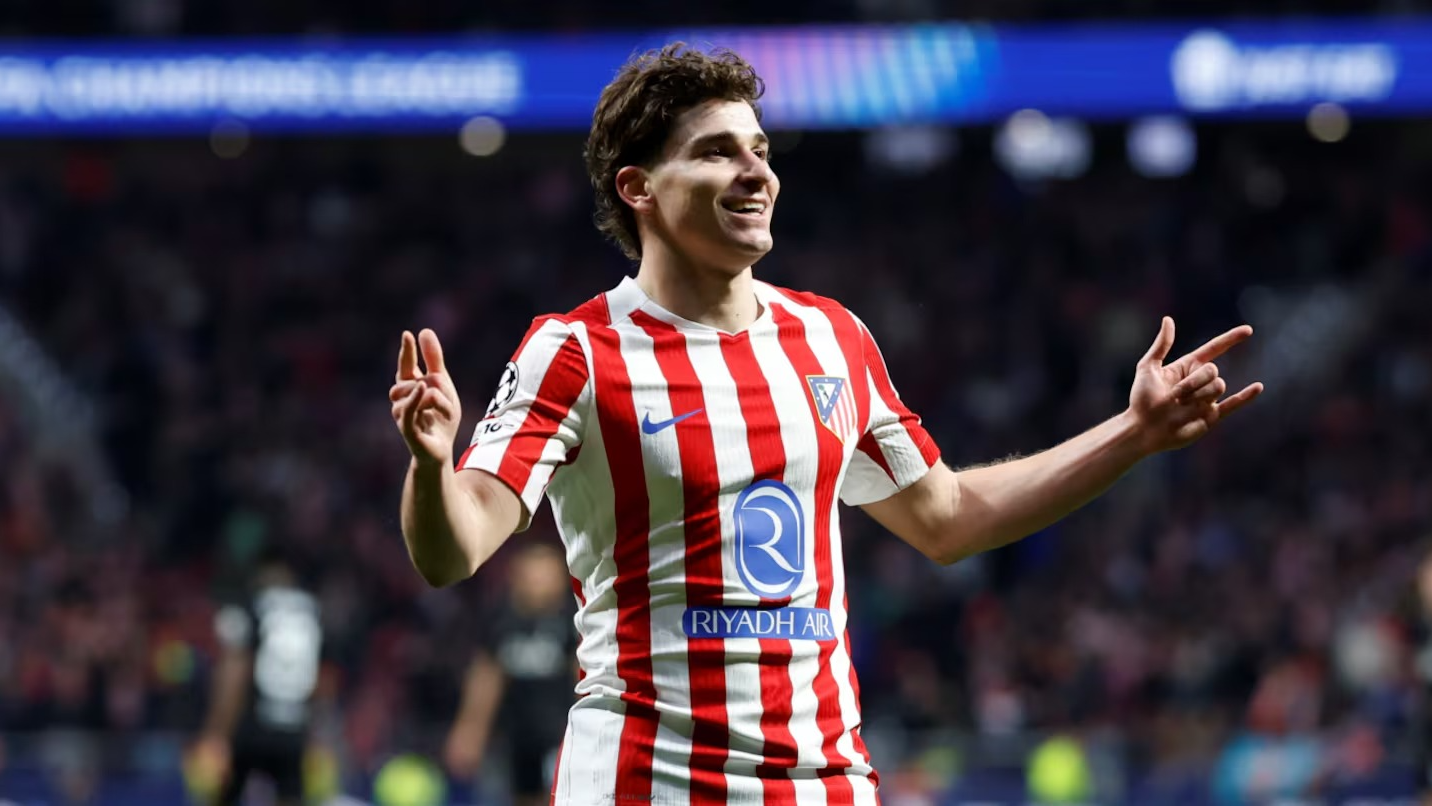 Con Julián Álvarez, Atlético de Madrid superó 5-2 al Tottenham en octavos 