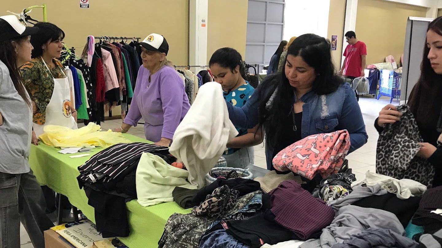 Todo preparado para la tradicional Feria Americana de Casa Cuna