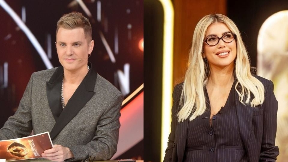 Tensión en Telefe: por qué están peleados Santiago del Moro y Wanda Nara