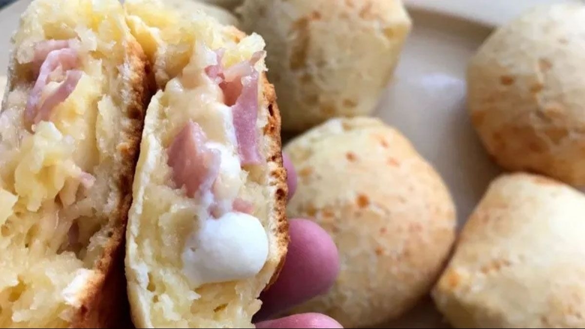 Receta de chipá relleno de Maru Botana con queso y jugo de naranja