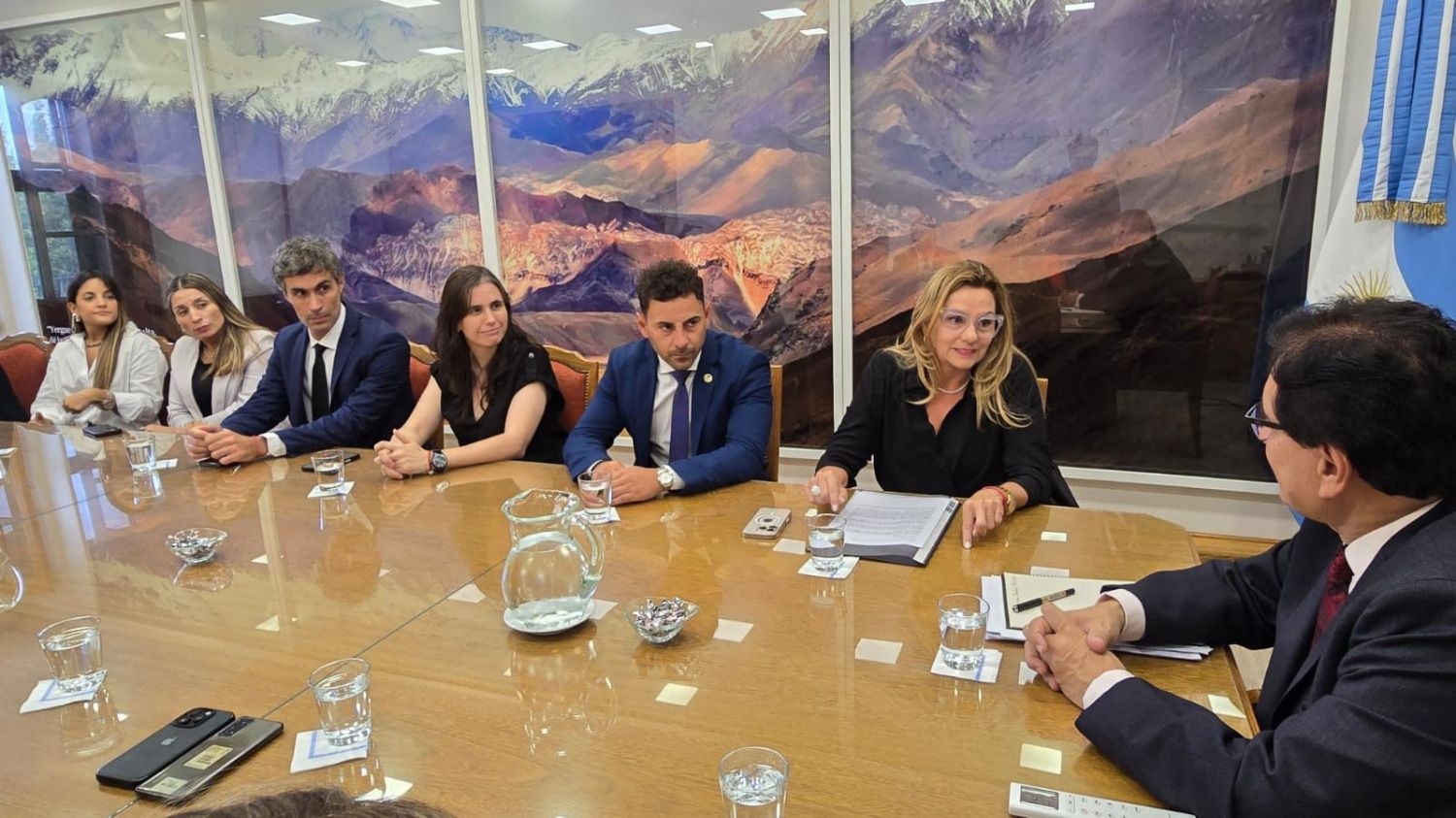 El presidente de la Corte y el consejo de fiscalías de San Juan mantuvieron una reunión protocolar