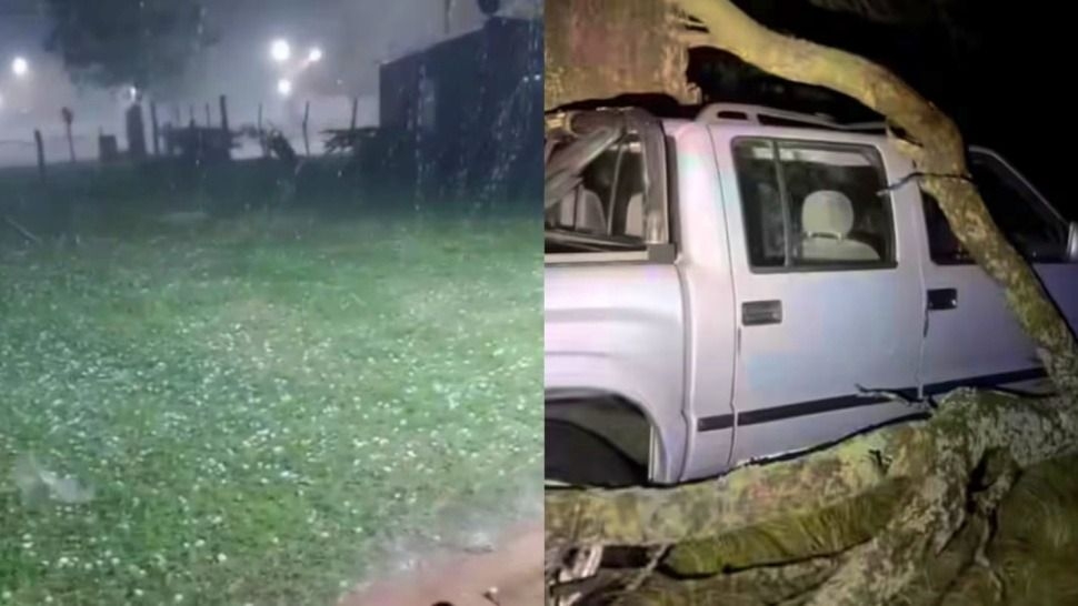 Violento temporal en La Pampa dejó destrozos y cortes de luz