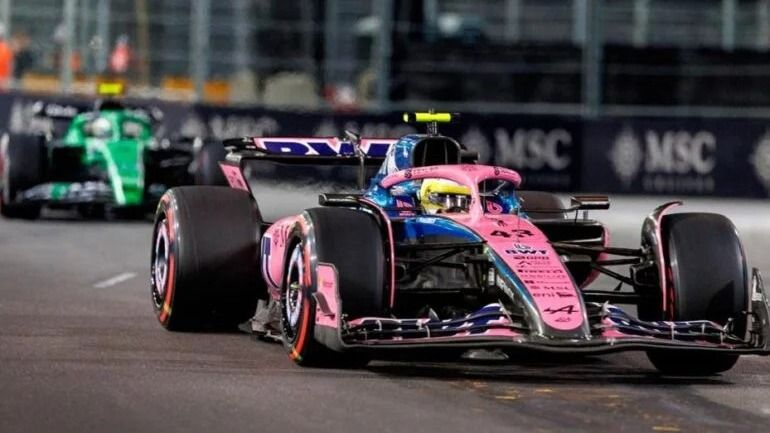 Colapinto comenzará 16° la Sprint del Gran Premio de China de F1