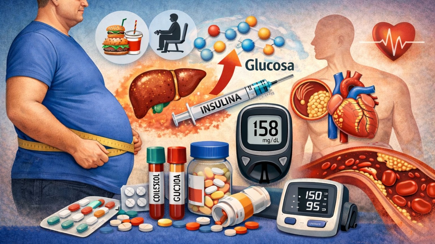 Insulinoresistencia: señales tempranas y cómo prevenir el síndrome metabólico