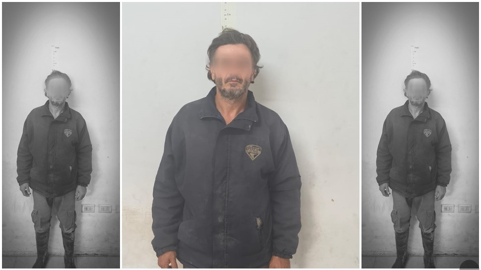 Cayó un sujeto tras disparar con una escopeta en un descampado