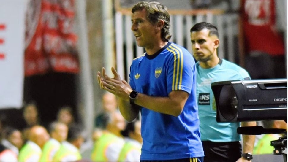 Úbeda lamentó el empate de Boca y explicó el cambio de Ascacíbar