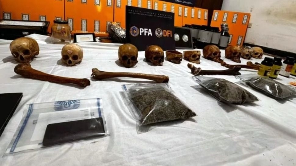 Horror en Córdoba: hallaron cráneos humanos en un operativo antidroga