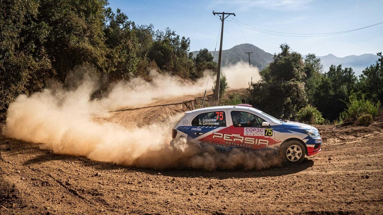 El sanjuanino Leandro López y una experiencia de primer nivel en el rally chileno