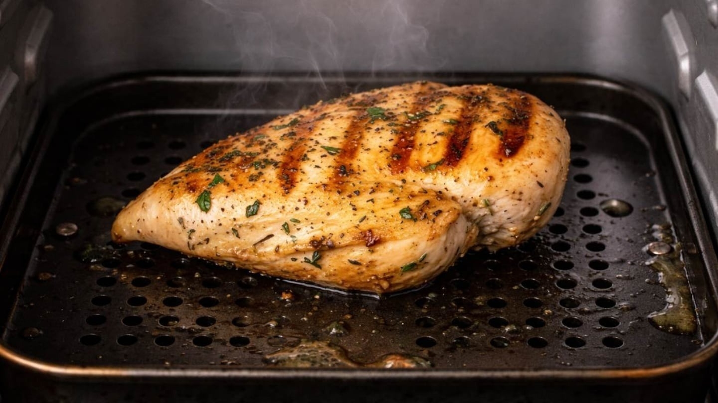 Receta de pechugas de pollo en air fryer para que quede perfecta