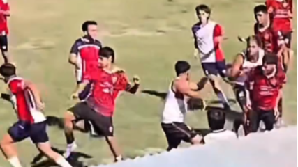 Suspendieron a 20 jugadores por la violenta gresca entre Juventud Zondina y Peñarol