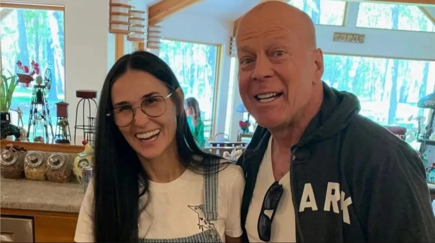 La emotiva foto que compartió Demi Moore de Bruce Willis en medio de su enfermedad