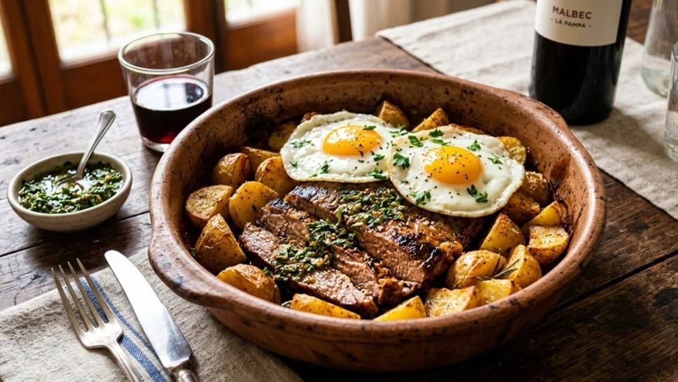 Tapa de asado con papas y huevo: receta fácil para hacer en dos horas