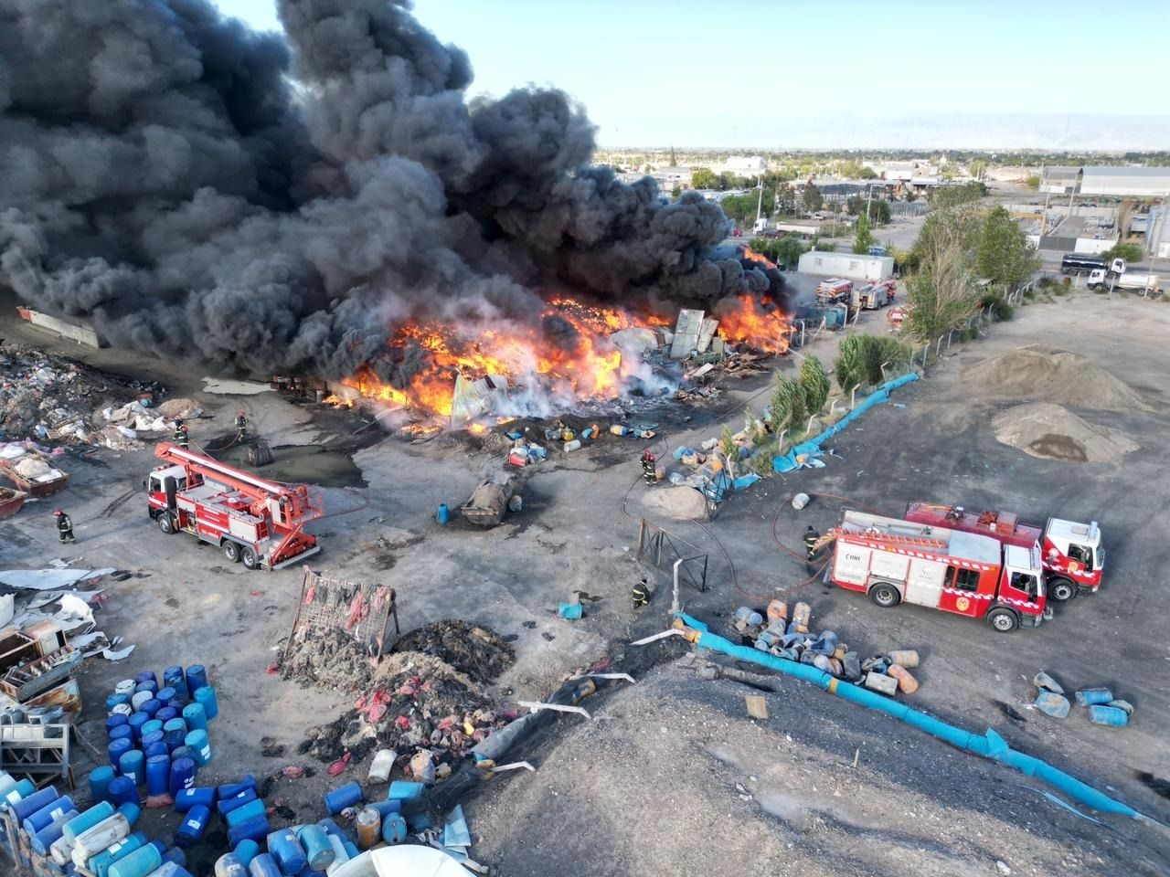 Chimbas pedirá el informe de impacto ambiental de la empresa incendiada 