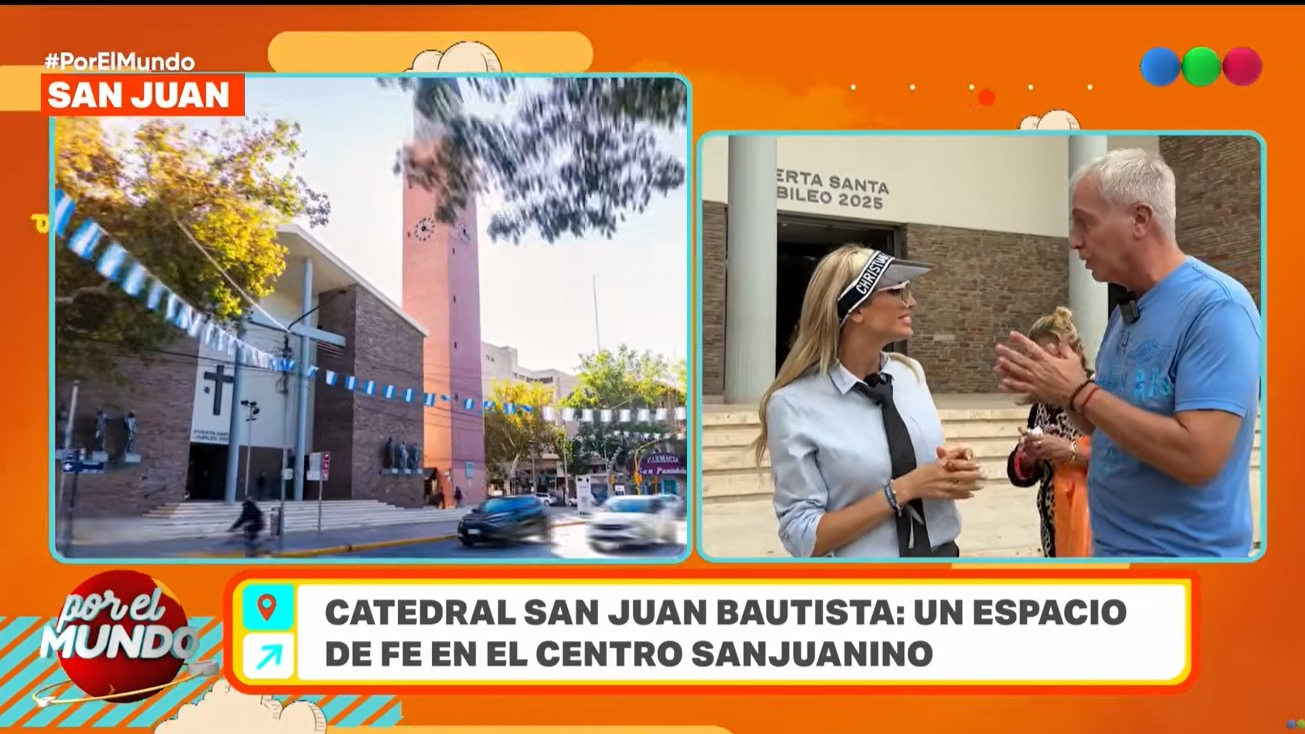 Transmitieron el programa de Marley y Vicky recorriendo San Juan 