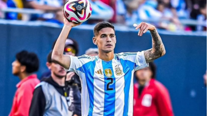 Scaloni citó a Martínez Quarta a último momento por la baja de Leo Balerdi