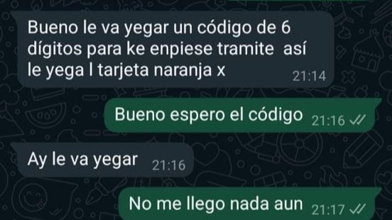 Quisieron estafar a una joven pero los errores ortográficos los delataron