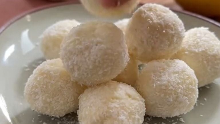 La receta de bombones de coco saludables y sin azúcar