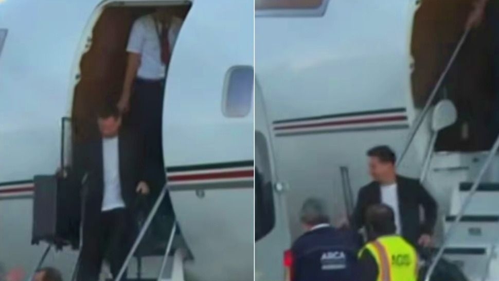 Así fue la llegada de Messi quien se suma a la Selección Argentina