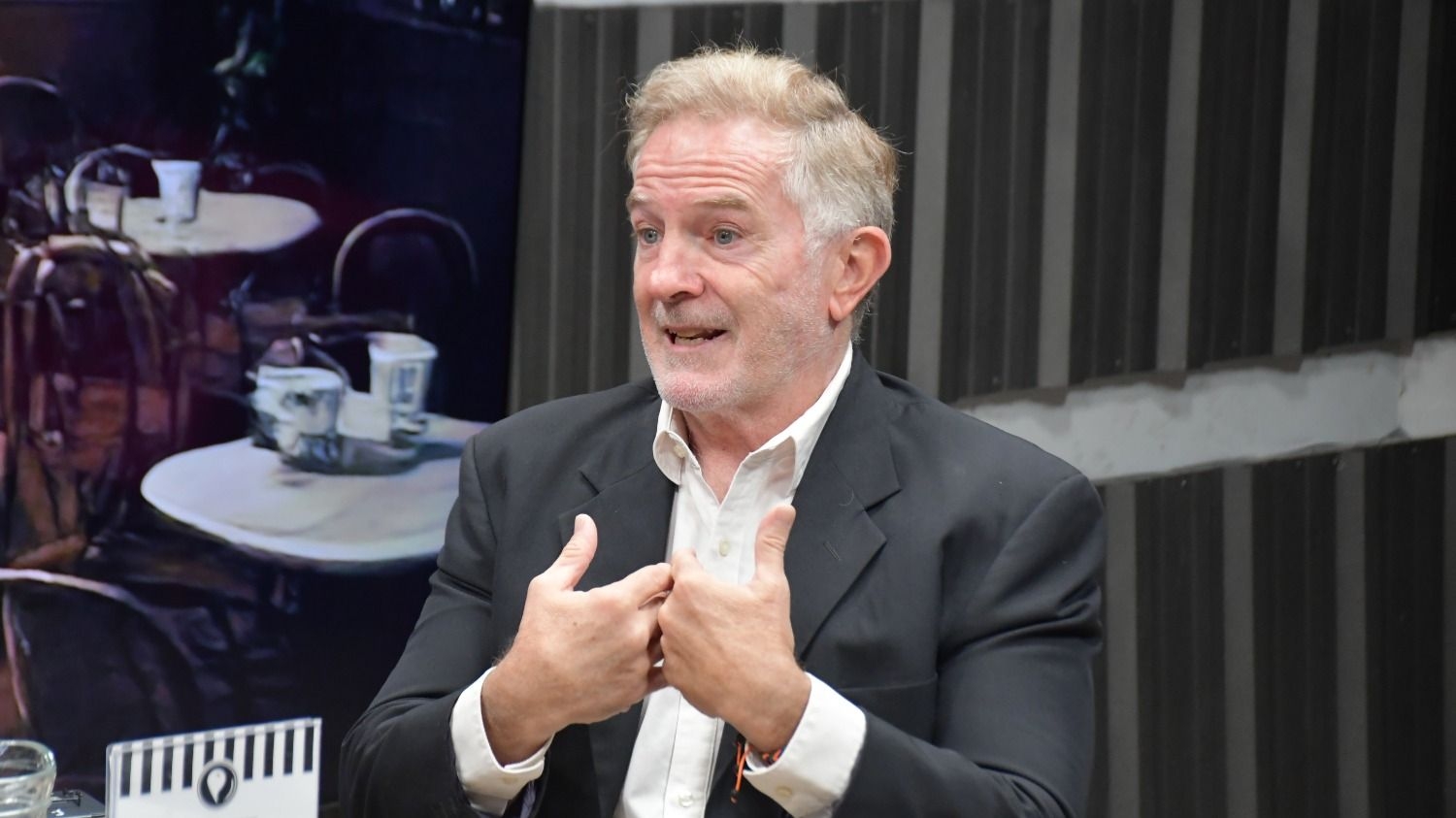 Colombo sobre la imagen de de Orrego: "goza de buena salud"