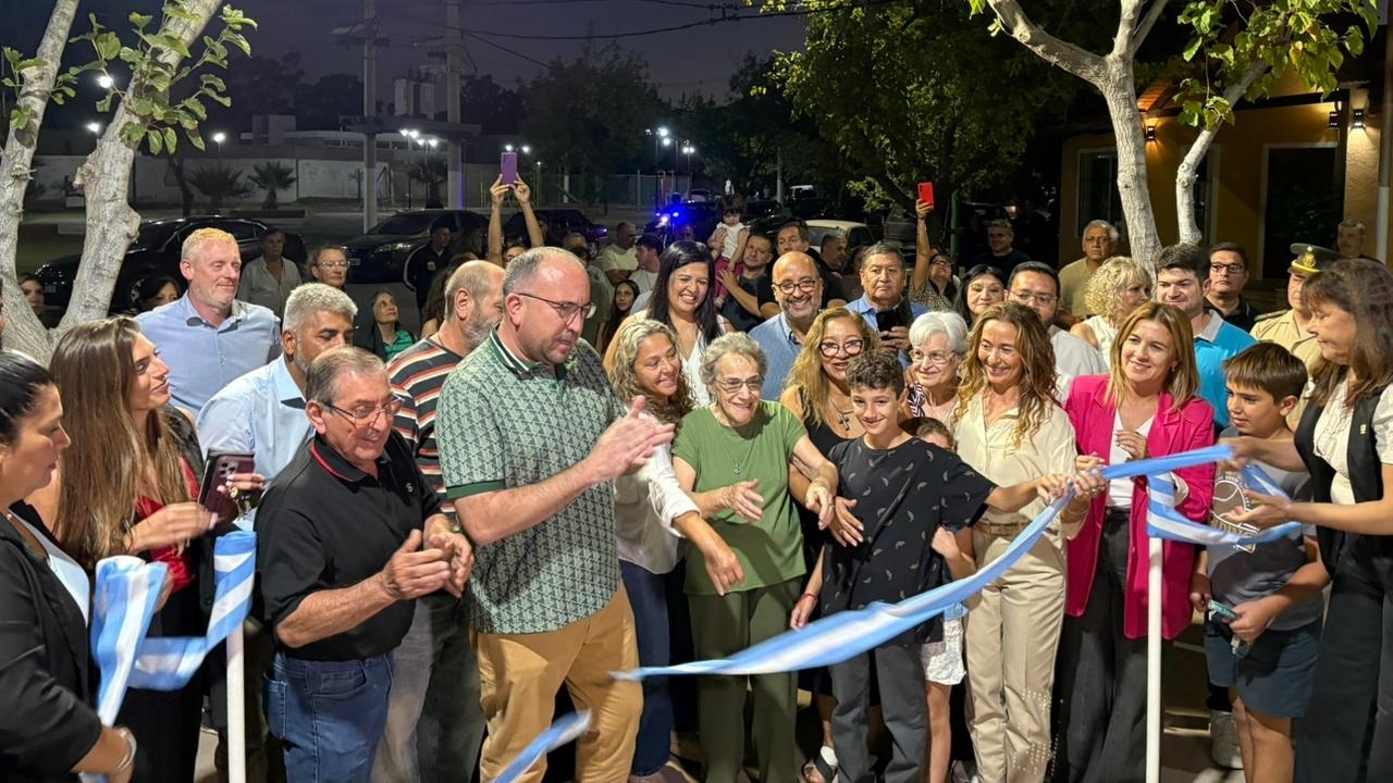 Con mejoras y nuevas obras, Rivadavia inauguró la Plaza Las Marías