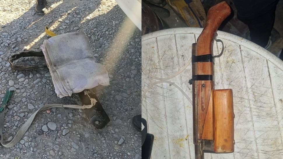 Detuvieron a un hombre con un arma casera en Chimbas