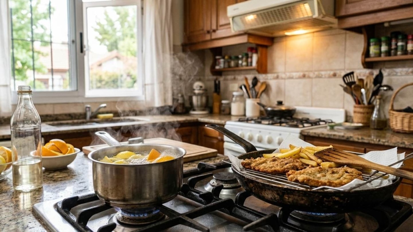 El secreto casero que borra el olor a fritura en casa