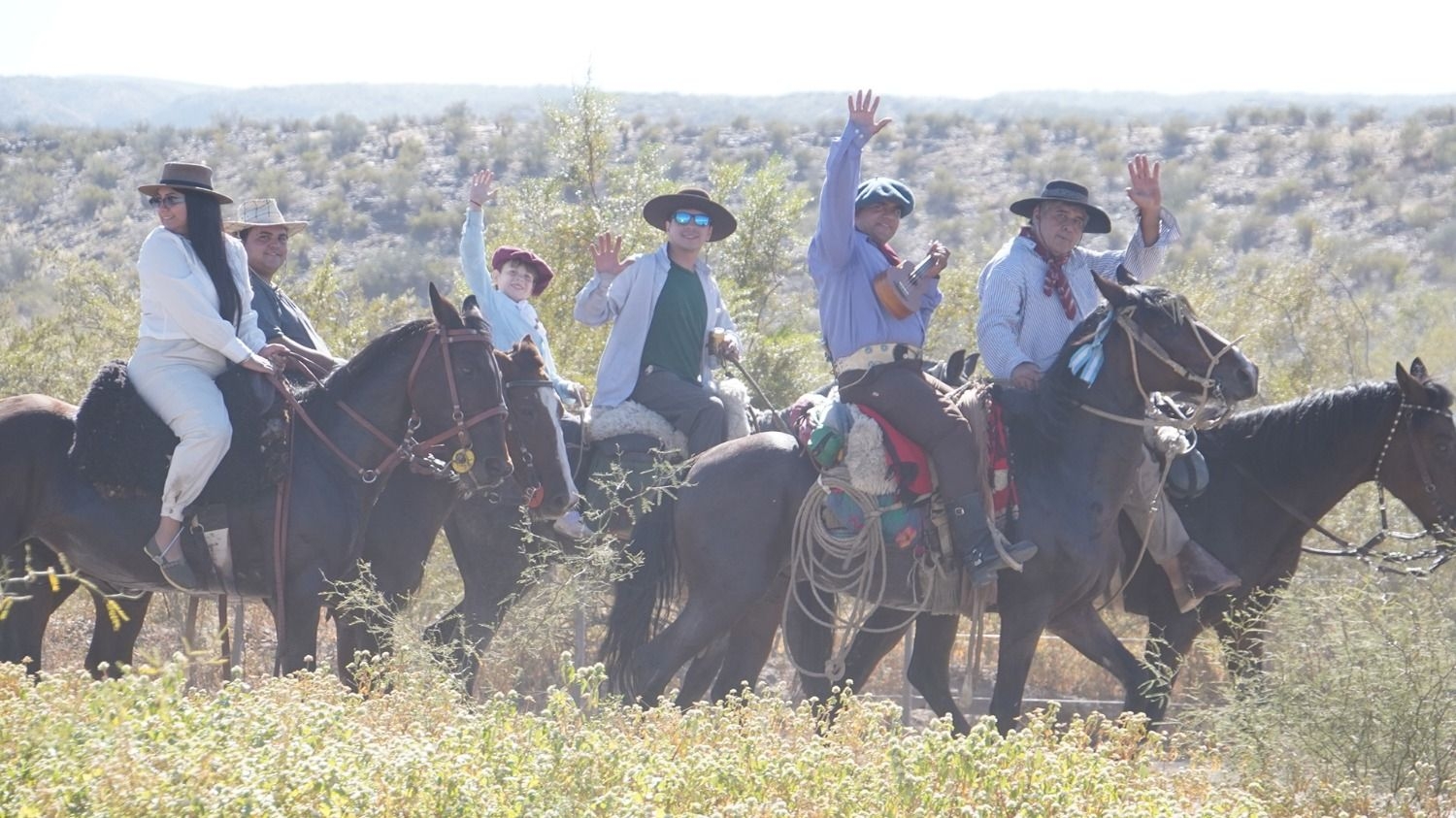 Las mejores postales de la Cabalgata de la Fe rumbo a la Difunta Correa