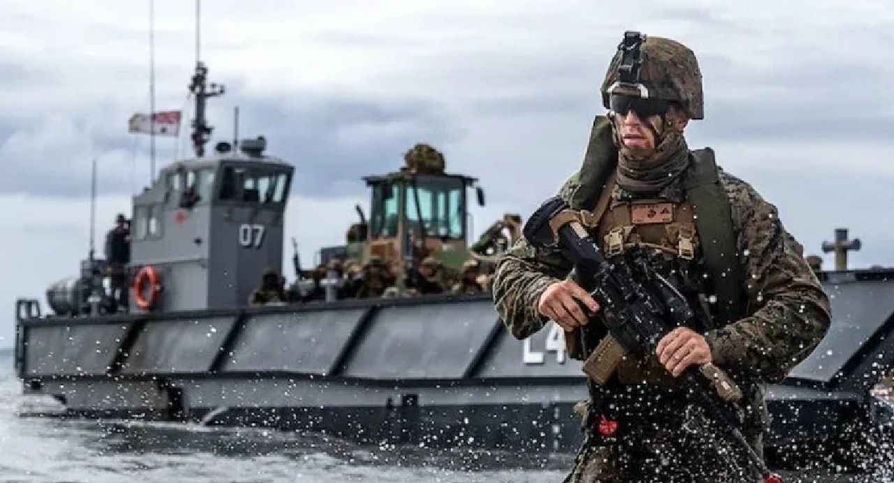 El ejército estadounidense envió infantes de Marina a Medio Oriente