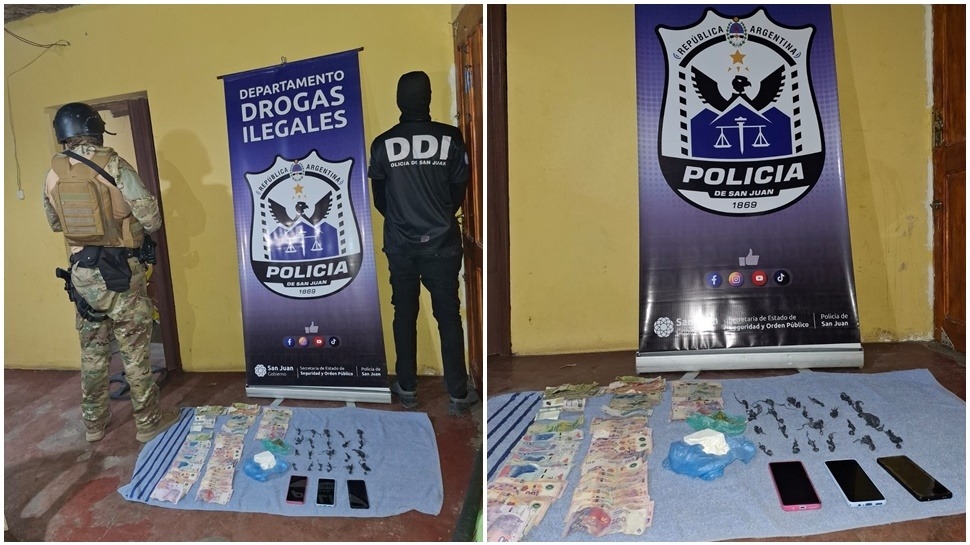 Secuestran cocaína y marihuana en la Villa San Damián
