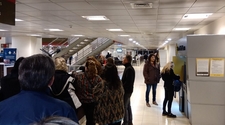Malestar en el Centro Cívico por falta de plata en cajeros