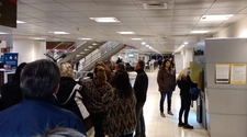 Malestar en el Centro Cívico por falta de plata en cajeros