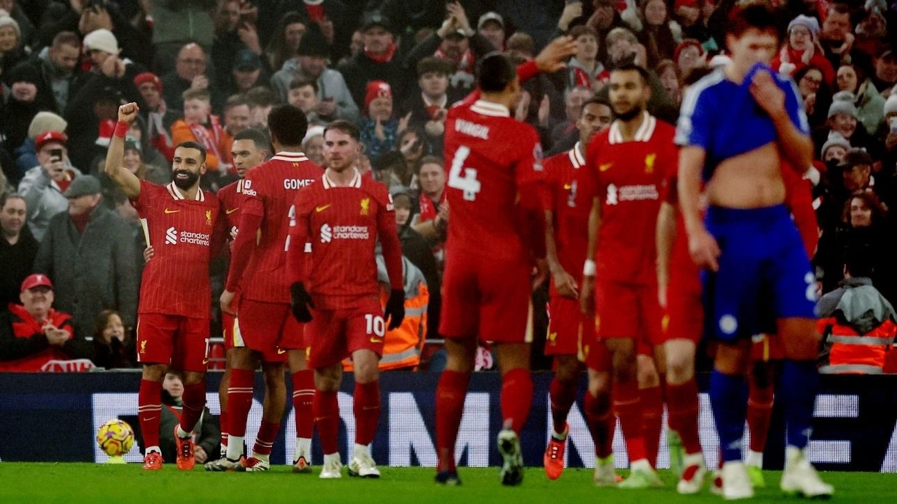 El Liverpool de Mac Allister venció a Leicester y ya acaricia el título ...