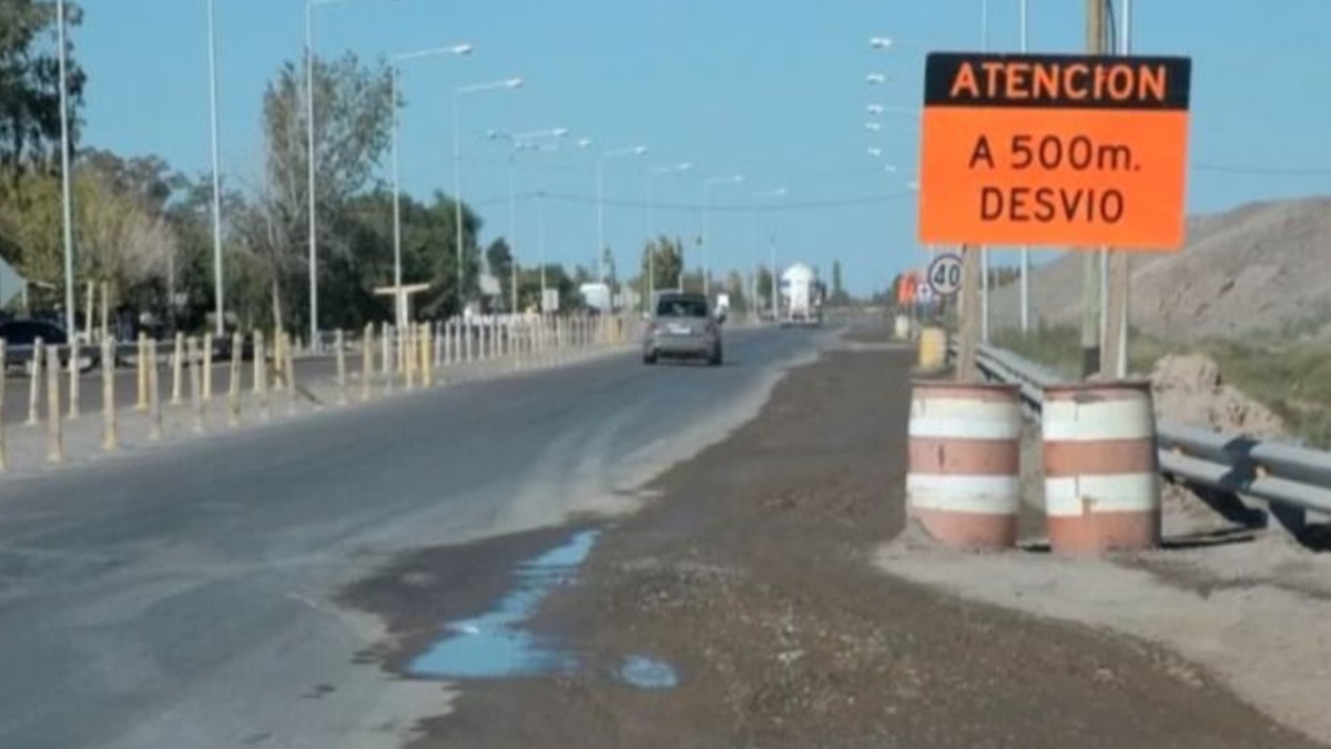 Vialidad nacional interrumpirá el tránsito en un tramo de la Ruta 40