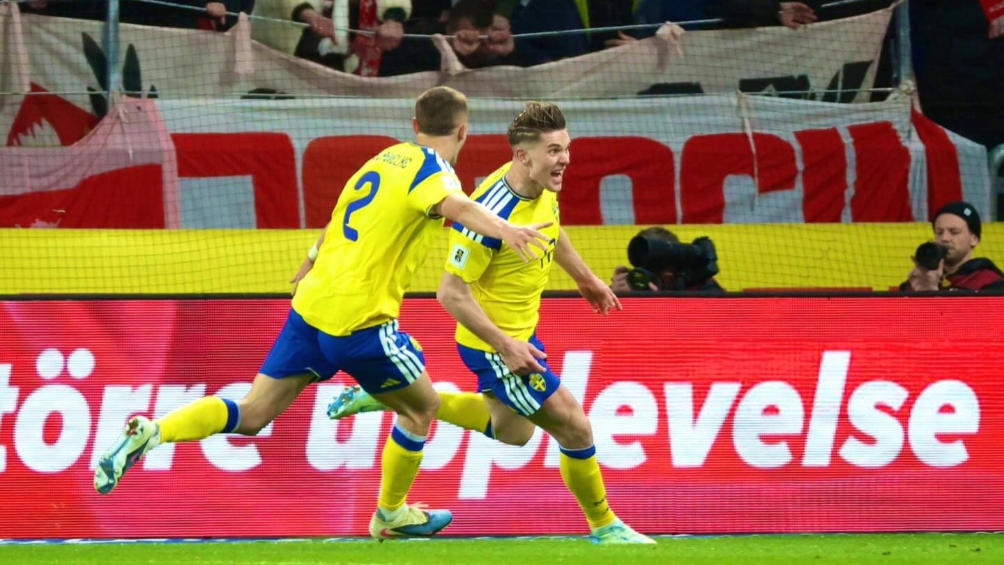 Suecia clasificó al Mundial 2026 sin ganar en las Eliminatorias