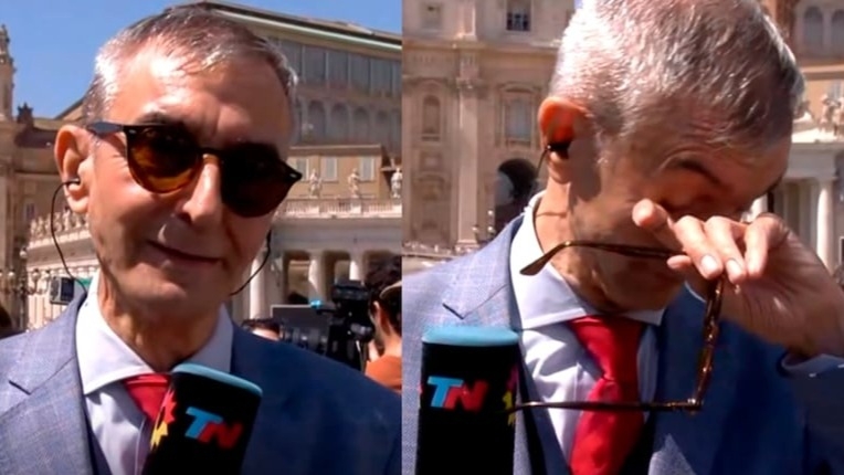 El llanto de Nelson Castro tras su profunda charla con Mónica Cahen