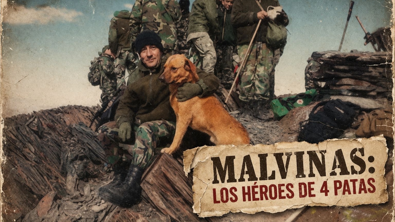 Malvinas: los héroes de cuatro patas que también combatieron por la Patria