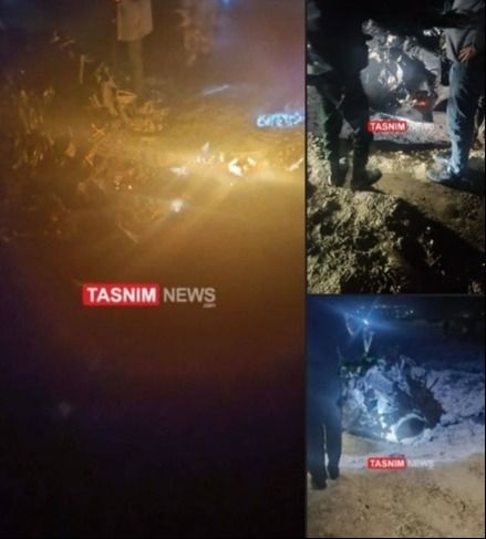 Escenas tomadas de los restos de aeronaves estrelladas en al zona de conflicto.