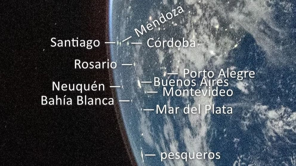 Desde Venus a Buenos Aires: la imagen inédita desde el espacio