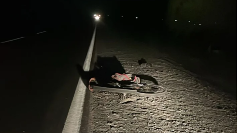 Encontraron a un ciclista mendocino tirado en la Ruta 20