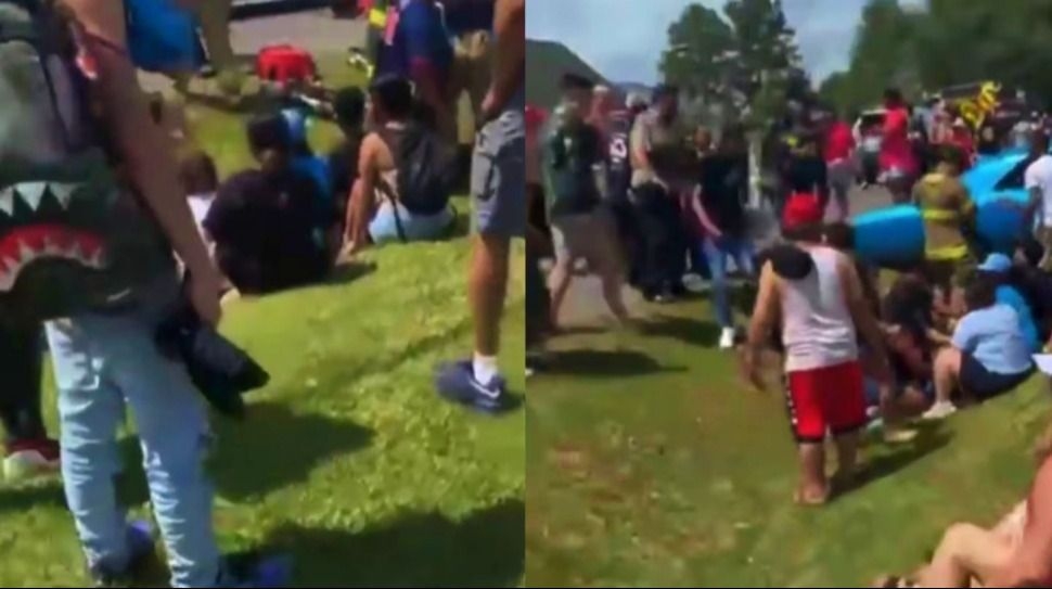 Un conductor atropelló a una multitud en un desfile y dejó decena de heridos