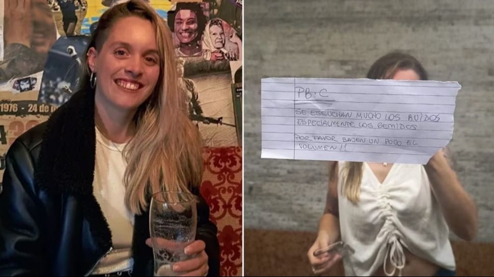 Una joven llegó a su casa y encontró una carta en su puerta que se volvió viral