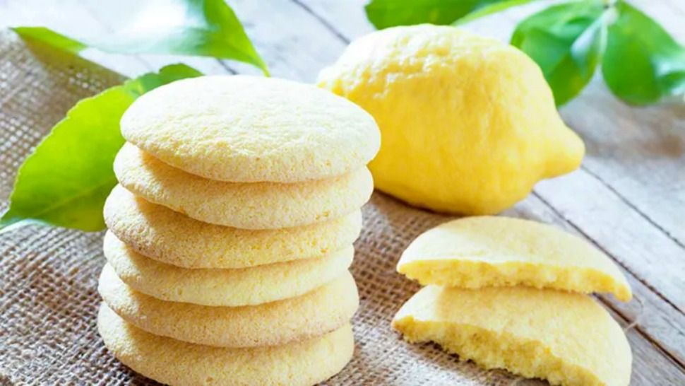Galletitas de limón caseras con un huevo y para 50 unidades