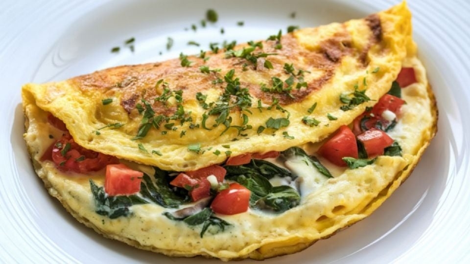 Cómo hacer el omelette más suave y sabroso con lo que hay en casa