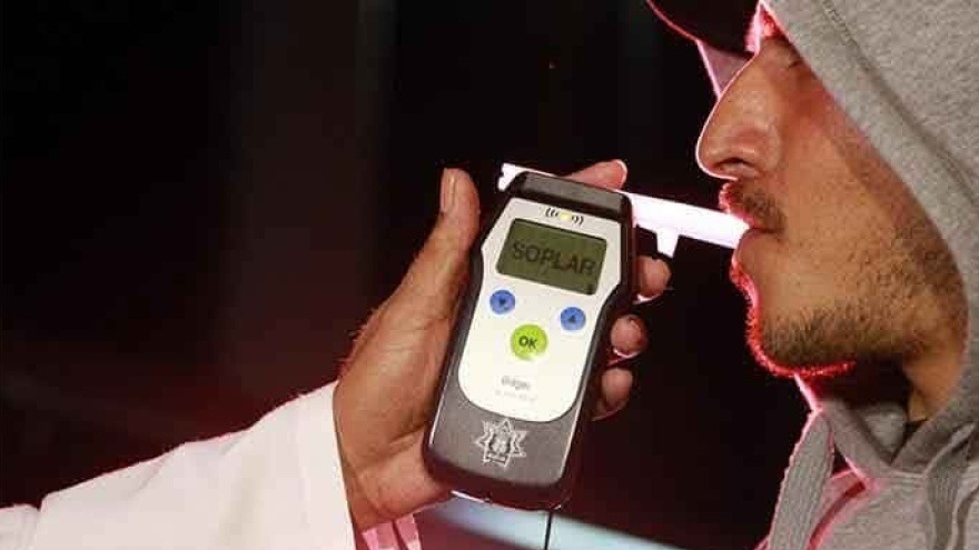 Un motociclista sanjuanino superó nueve veces el alcohol en sangre permitido