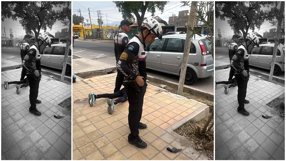 Persecución policial con un choque, dos detenidos y secuestro de revólver 