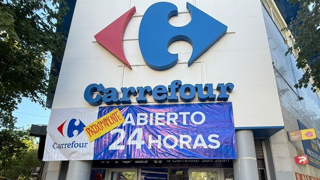 La sucursal céntrica de Carrefour en San Juan abrirá las 24 horas
