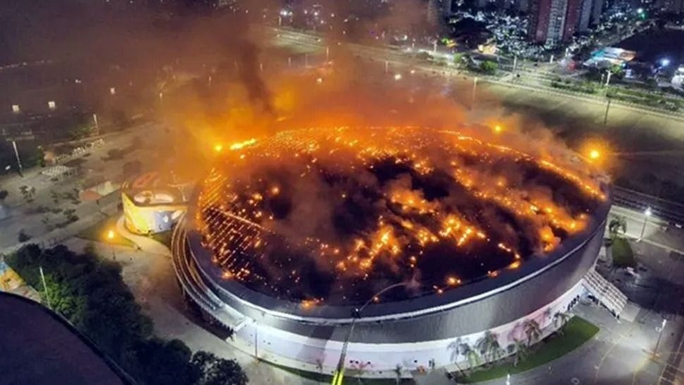 Un incendio dañó el velódromo olímpico de Río de Janeiro
