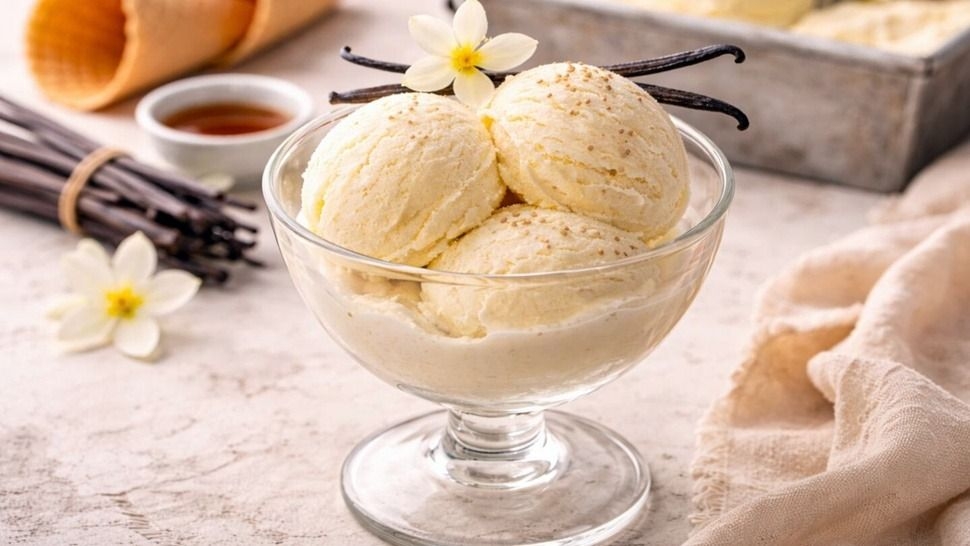 Cómo hacer helado de vainilla cremoso en 10 minutos y con tres ingredientes
